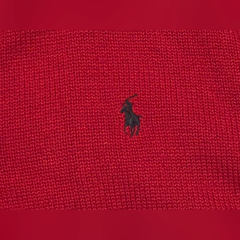 Men's Polo by Ralph Lauren Red Sweater - Picture 3 of 10